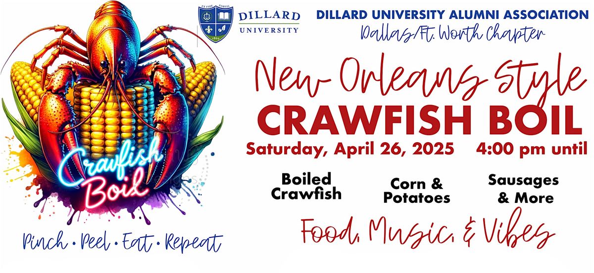 New Orleans Crawfish Boil presented by DFW DU Alumni