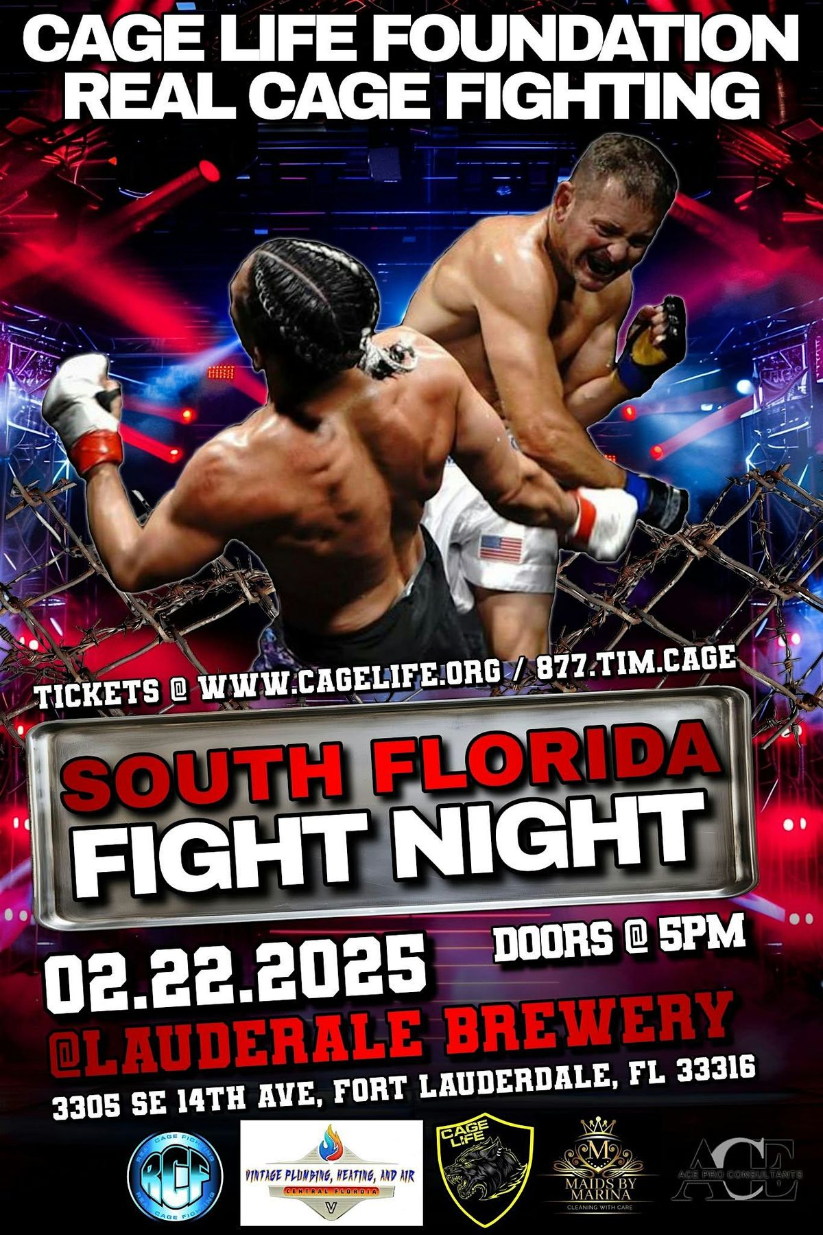 SOUTH FLORIDA FIGHT NIGHT - Lauderale Brewery February 22, 2025