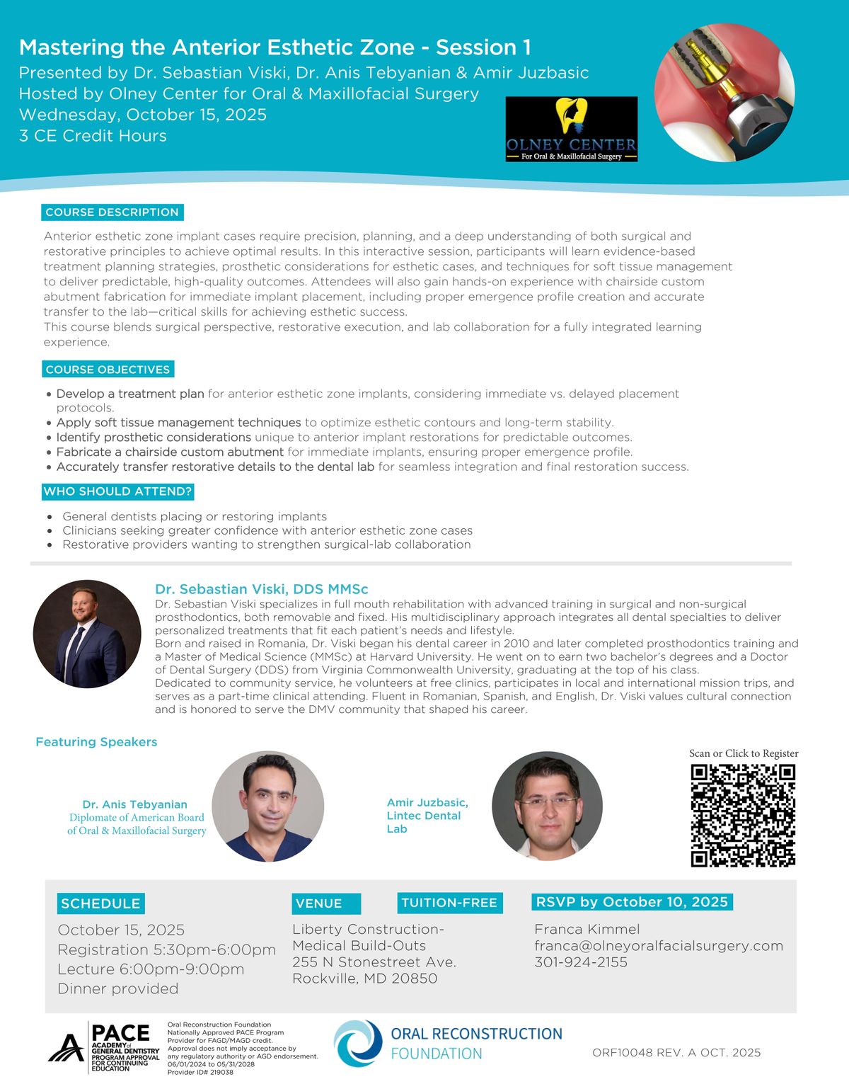 Mastering the Anterior Esthetic Zone - Session 1 of 5