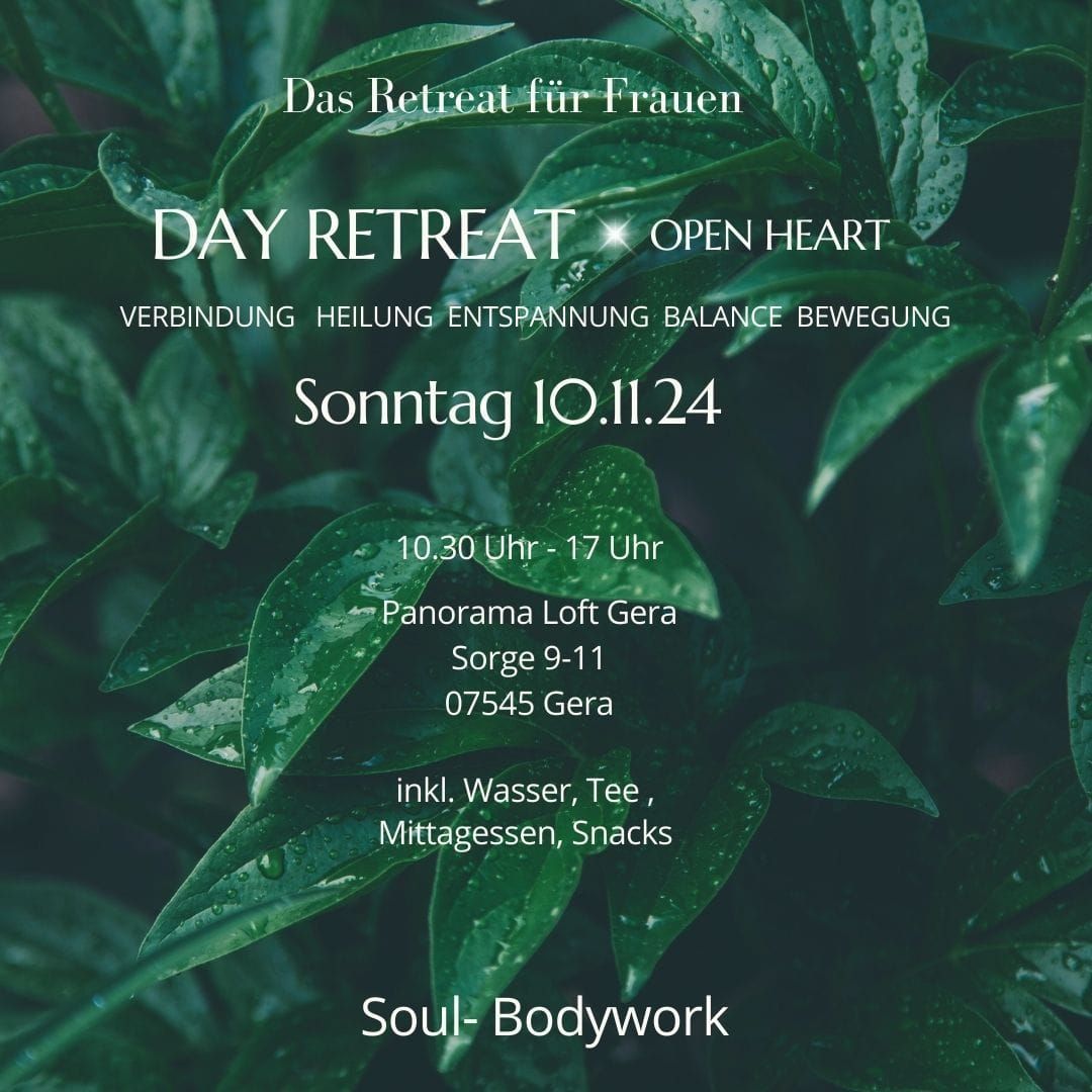 Dayretreat in Gera - Open your heart 