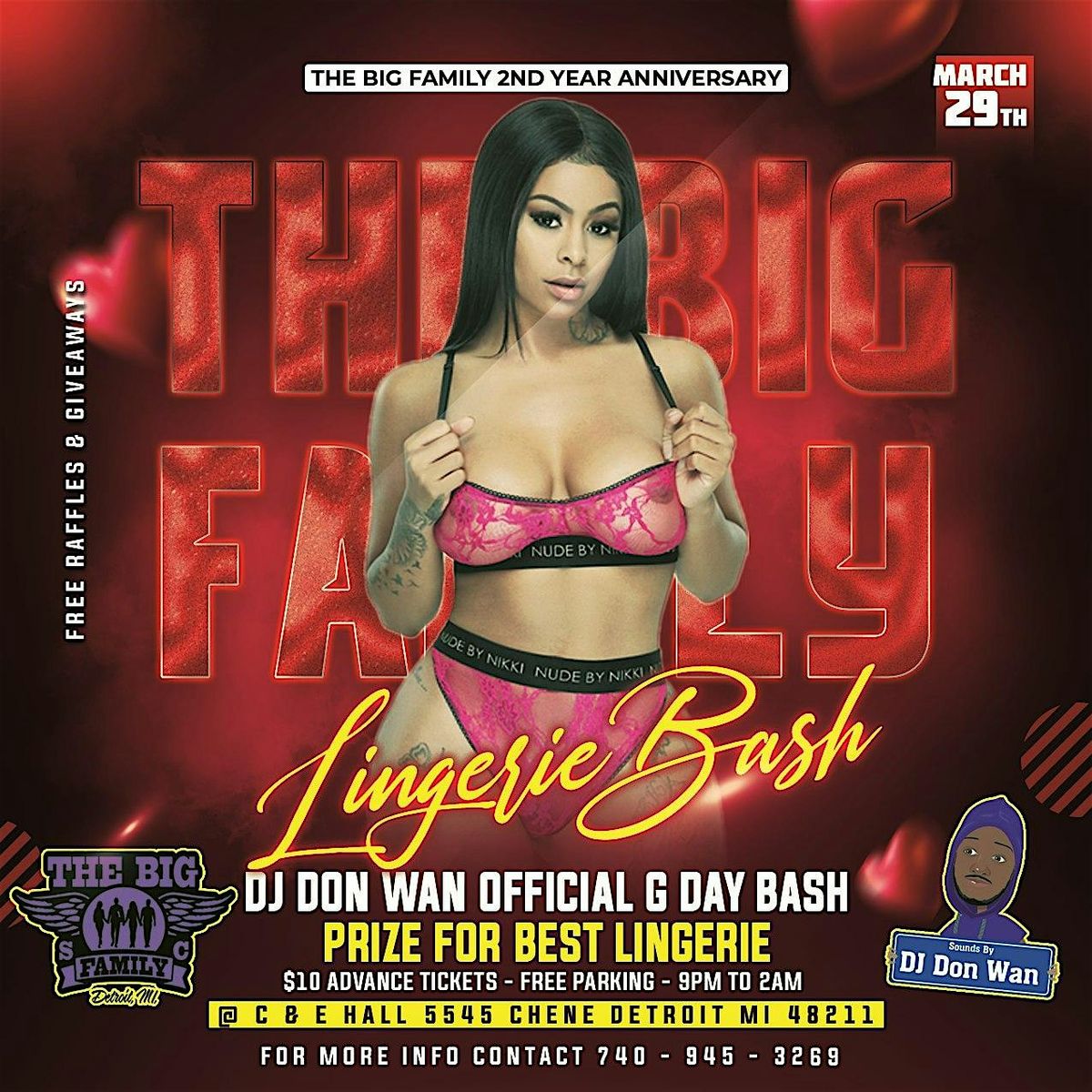 DJ Don Wan & The Big Family S\/C Lingerie Bash