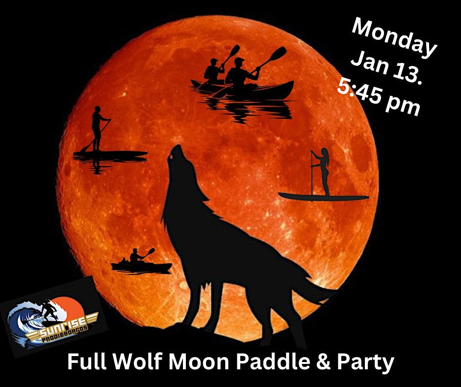 Full Wolf Moon Paddle and Party (Kayak and SUP)