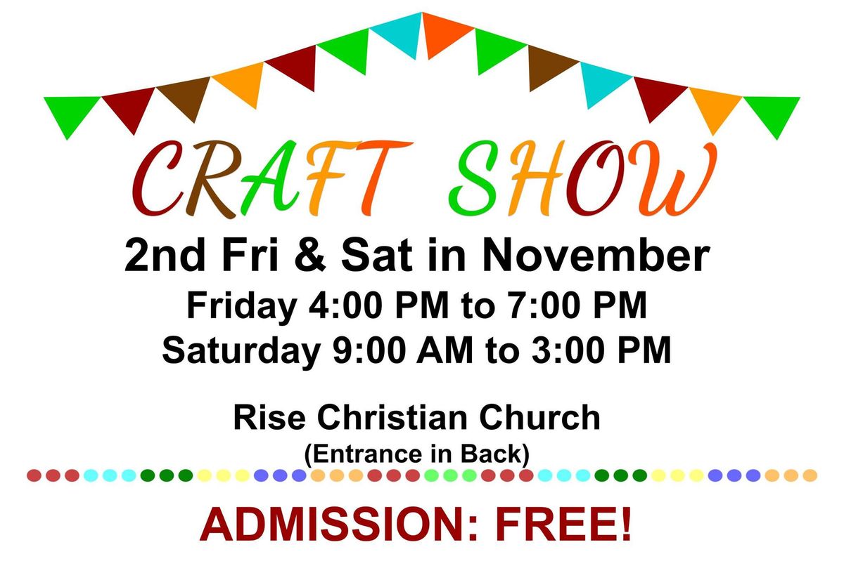 Craft Show @ RCC! (Two Days)