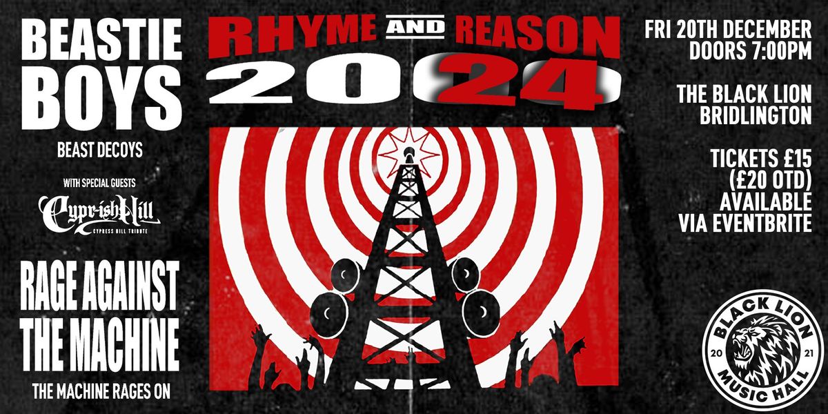 The Machine Rages On, Beast Decoys, Cyprish Hill; Rhyme & Reason Tour 2024. LIVE at The Black Lion