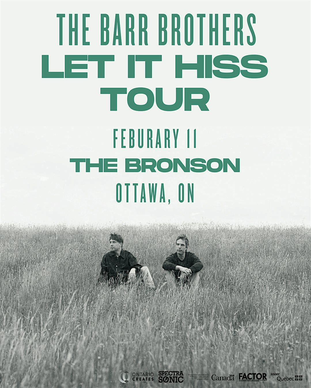 The Barr Brothers - Let It Hiss Tour with Land Of Talk