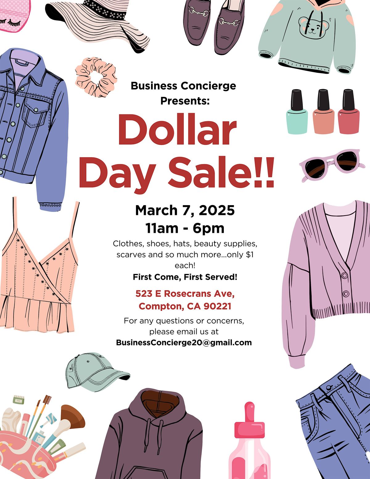 Copy of Dollar Days Cosignment Sale