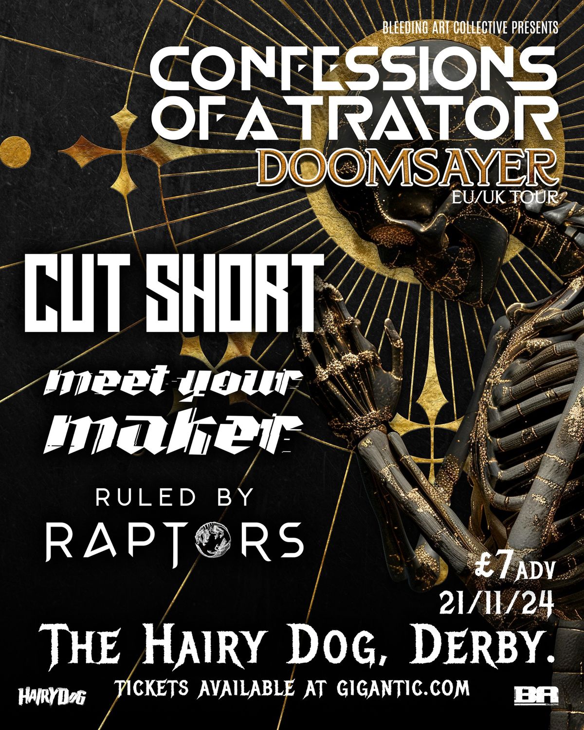 Confessions Of A Traitor \u2013 Doomsayer Tour, Derby UK