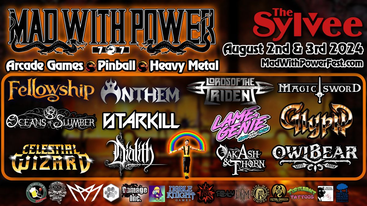 Mad With Power Fest 7 - Arcade, Pinball, & HEAVY METAL!