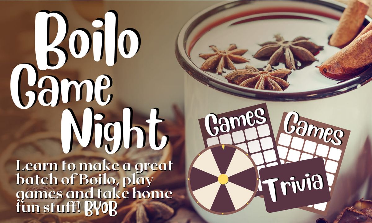 Coal Country Boilo Game Night!