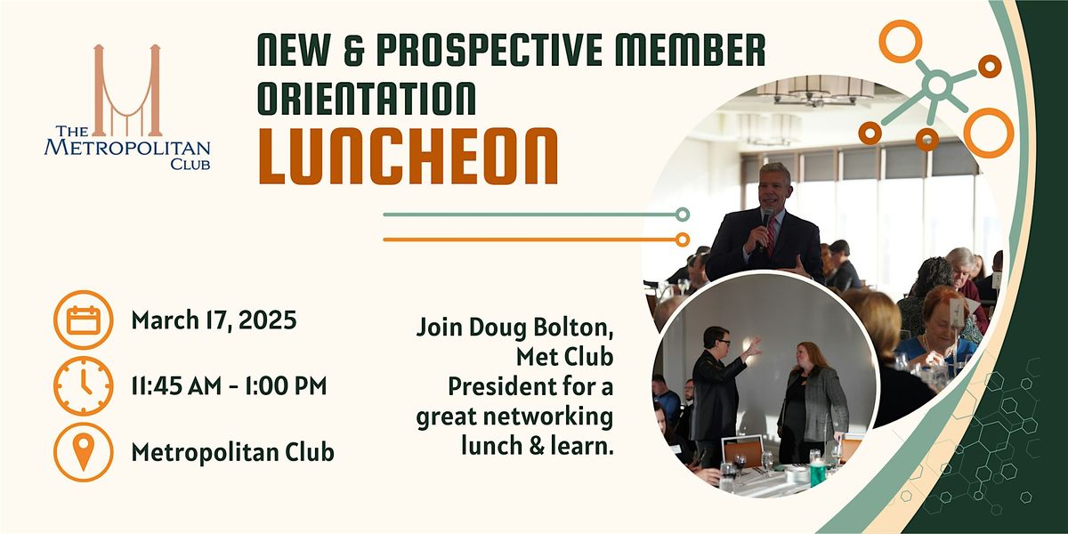 New & Prospective Member Orientation Lunch