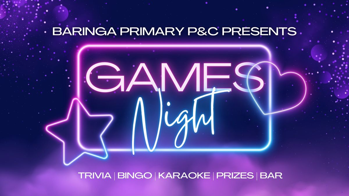 Baringa Primary Games Night - Trivia, Bingo and More