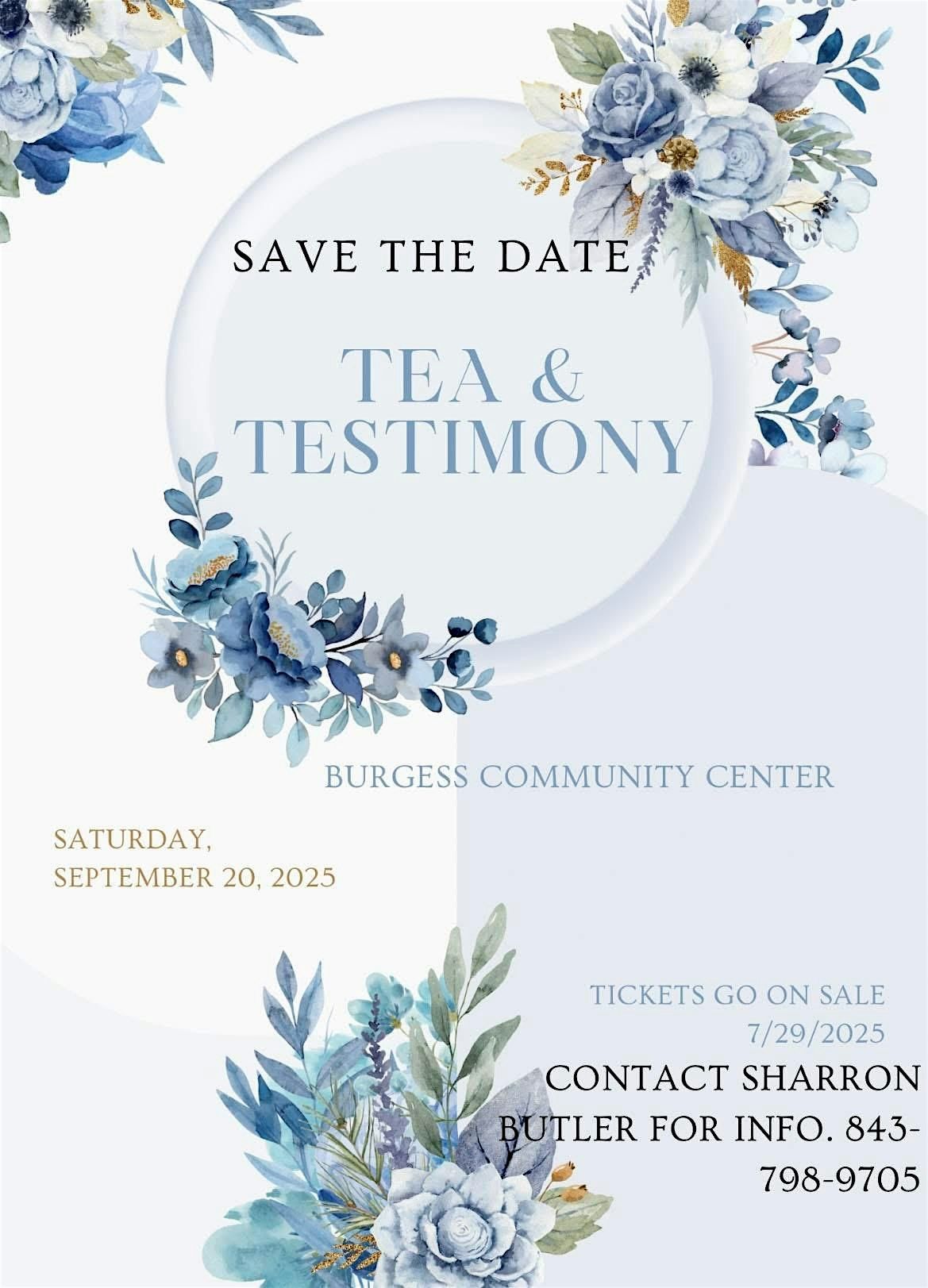 4th Annual Tea & Testimony