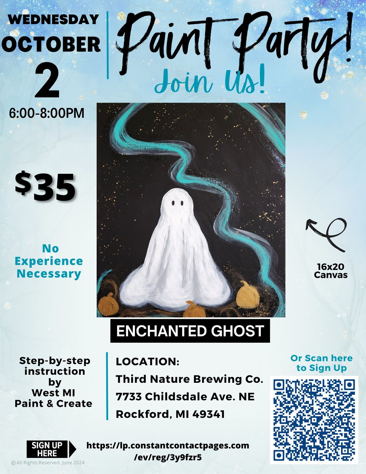 Paint Night! Enchanted Ghost