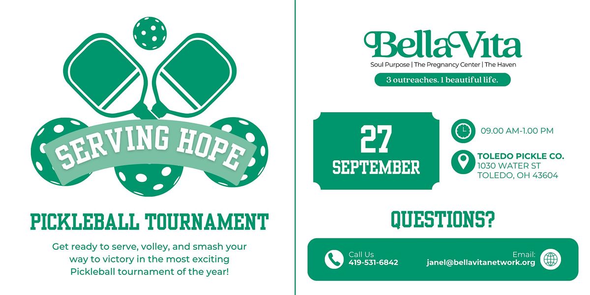 Serving Hope: Pickleball Fundraiser 2025