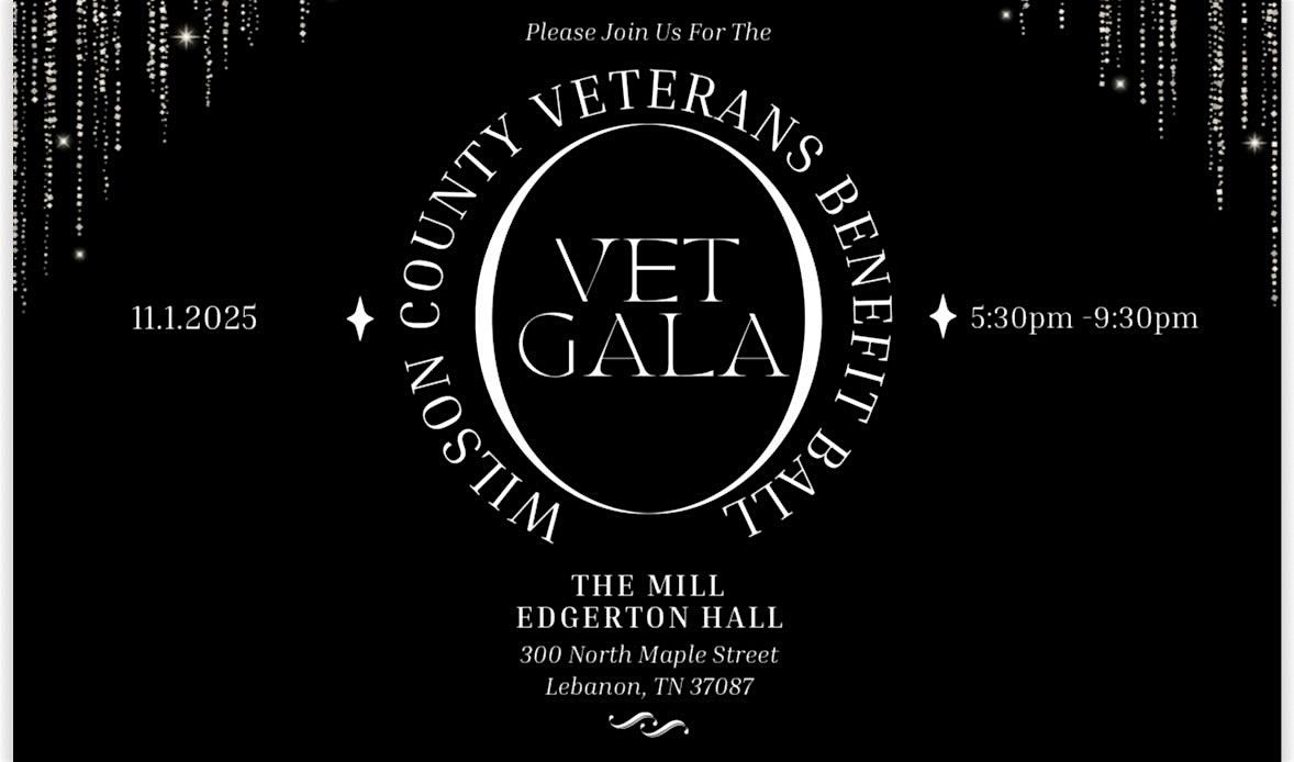 Wilson County's 2nd Annual "No Vet Left Behind" Veterans Benefit Ball