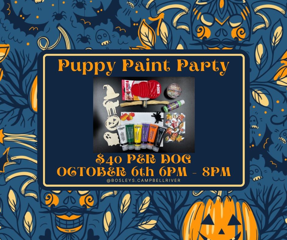 Howloween Puppy Paint Night