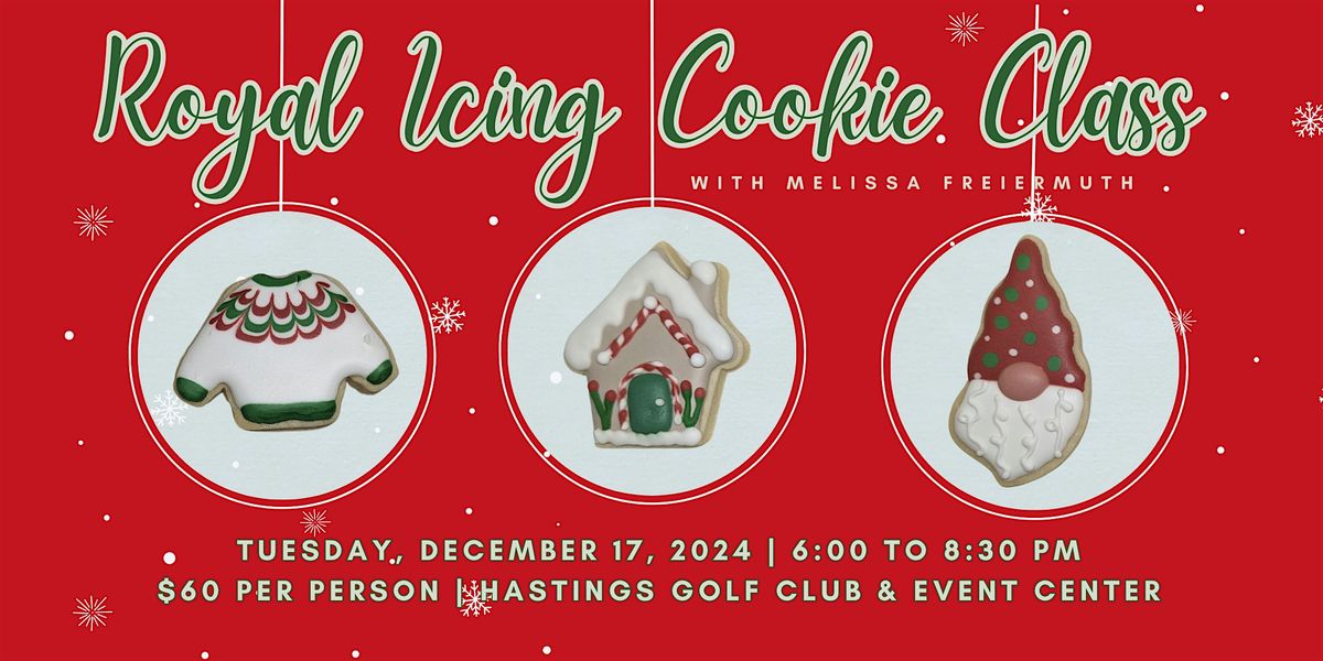 Christmas Royal Icing Cookie Decorating Class