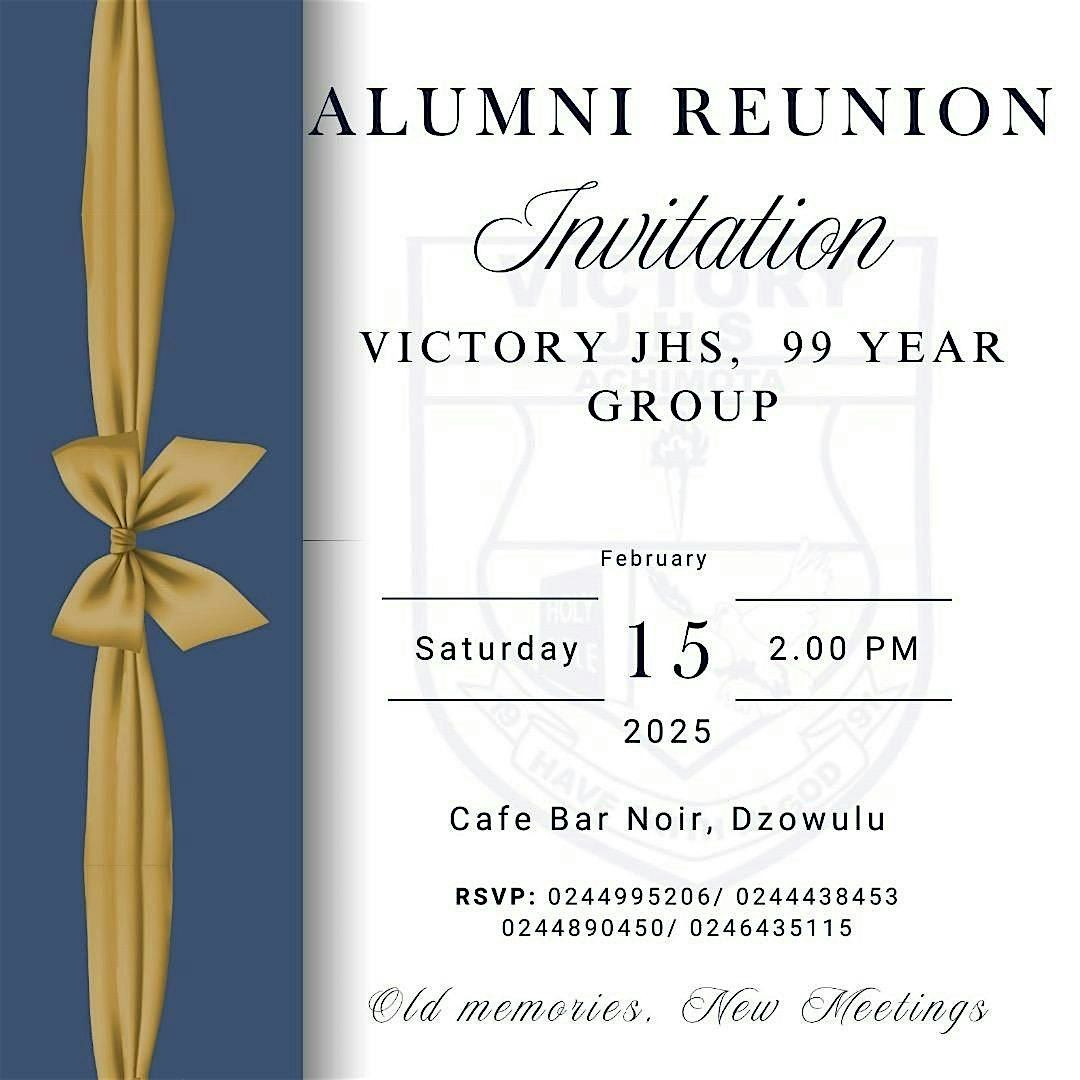 Victory JHS Class Reunion - \u201899 - 01\u2019 Year Group