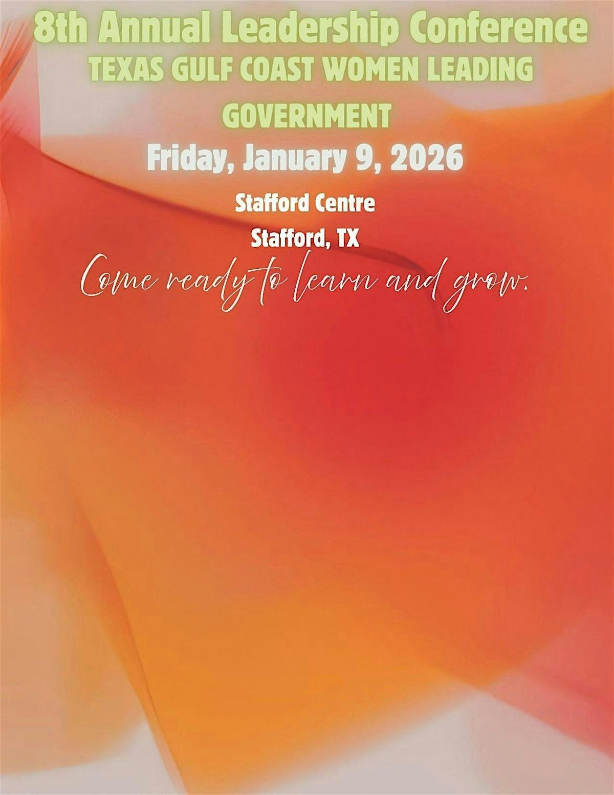 2026 - 8th Annual Leadership Conference - Texas Women Leading Government