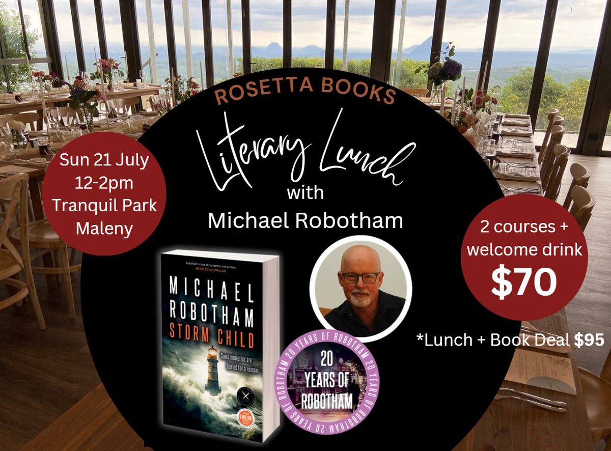 Literary Lunch with Michael Robotham 