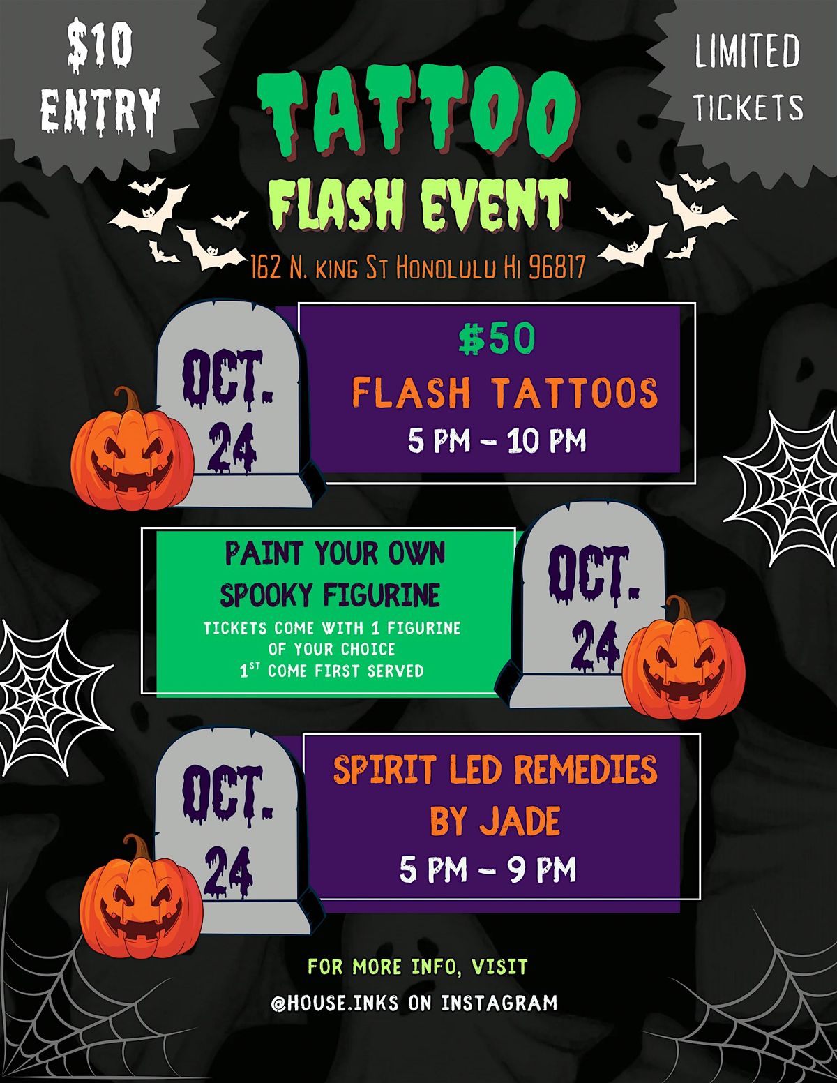 $50 HALLOWEEN FLASH EVENT