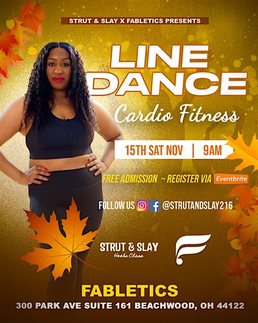 Strut & Slay x Fabletics: Line Dance Cardio Fitness