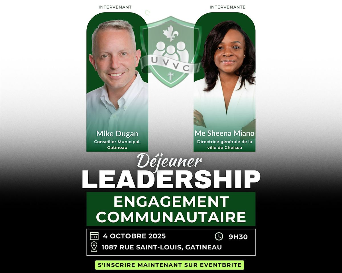 DEJEUNER LEADERSHIP ENGAGEMENT COMMUNAUTAIRE