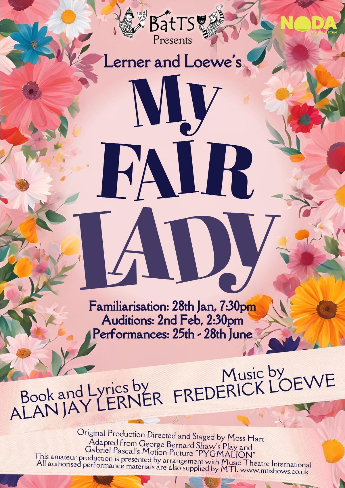 My Fair Lady - Familiarisation Night