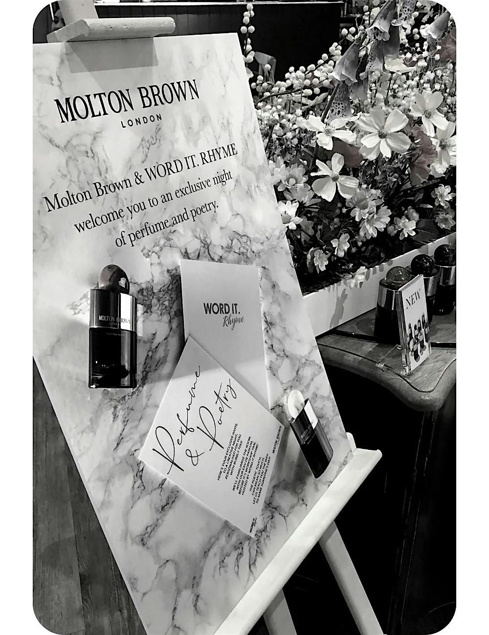 Molton Brown Leeds Christmas Poetry Event