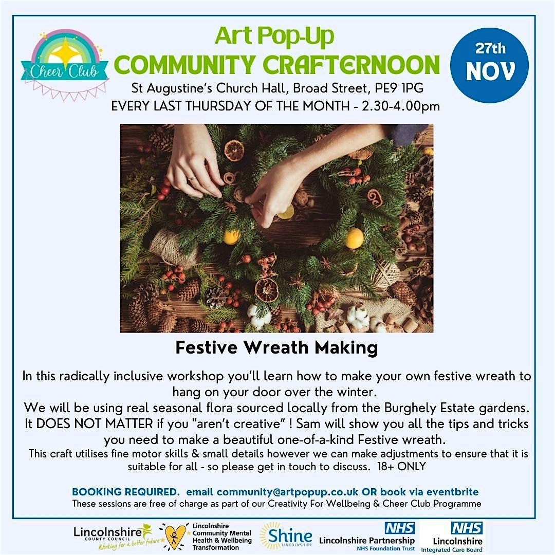 Community Crafternoon - Festive Wreath Making
