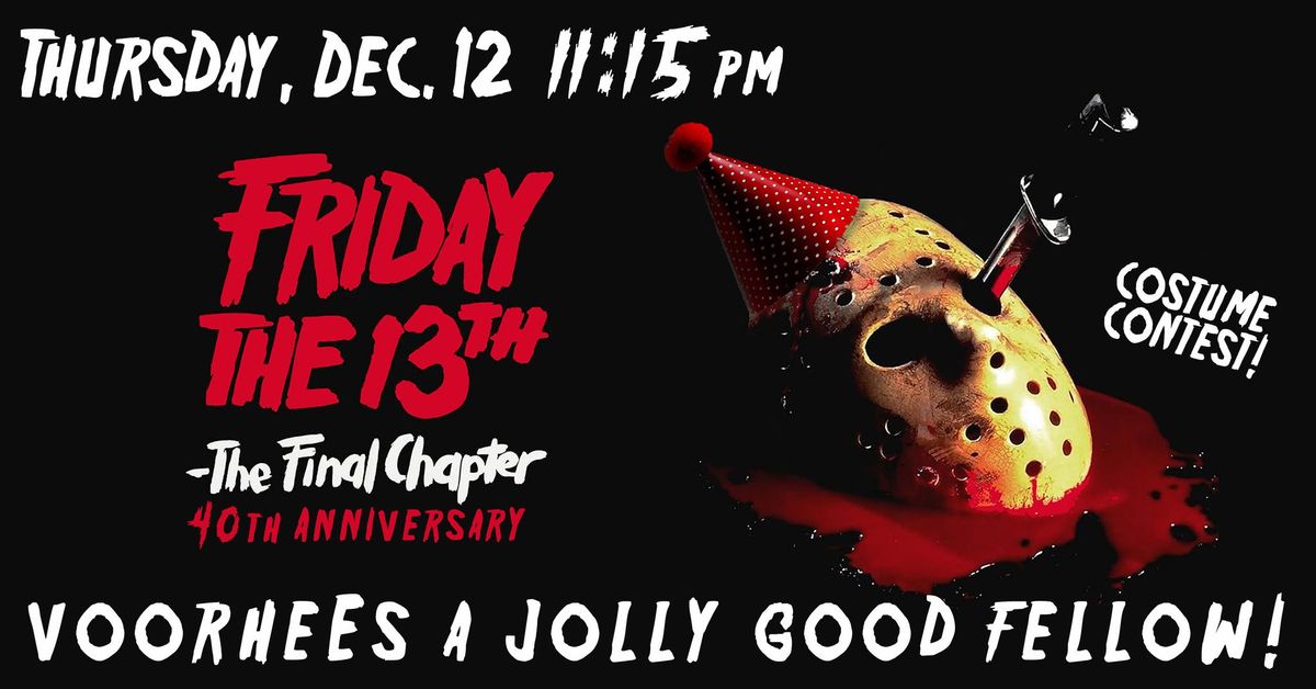 Friday the 13th Part IV: The Final Chapter (40th Anniversary) at the Rio Theatre 