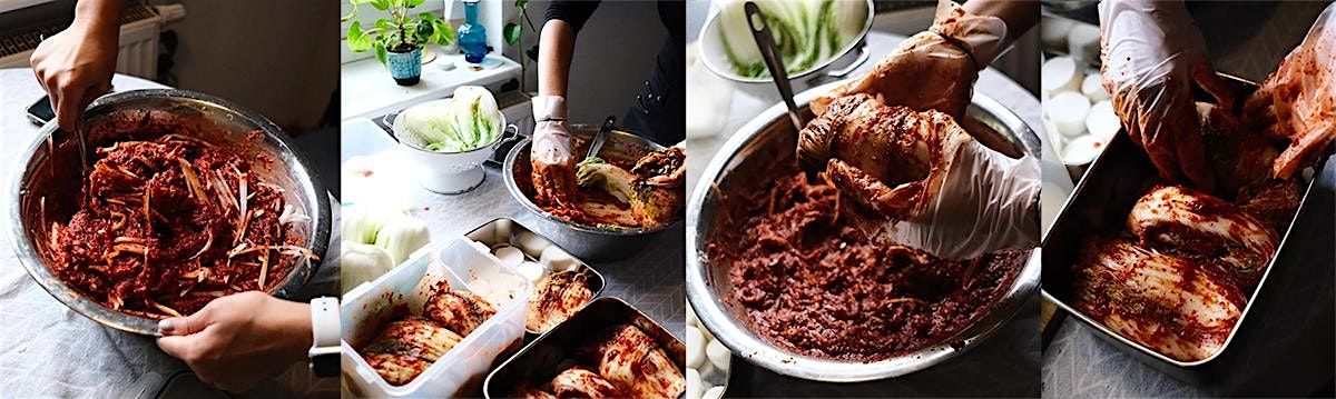 Make traditional Korean kimchi from scratch & feast together