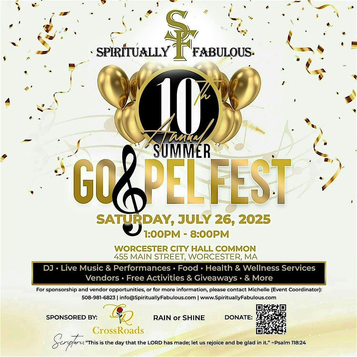 10TH ANNUAL SUMMER GOSPEL FEST