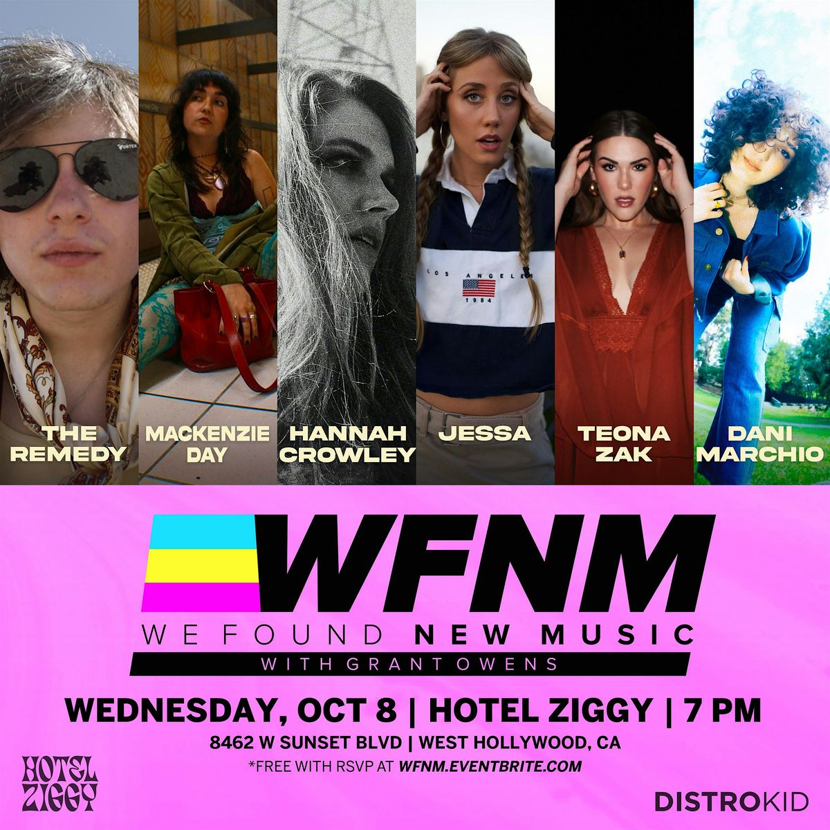 Hannah Crowley, JESSA, Mackenzie Day, The Remedy, Teona Zak, Dani March