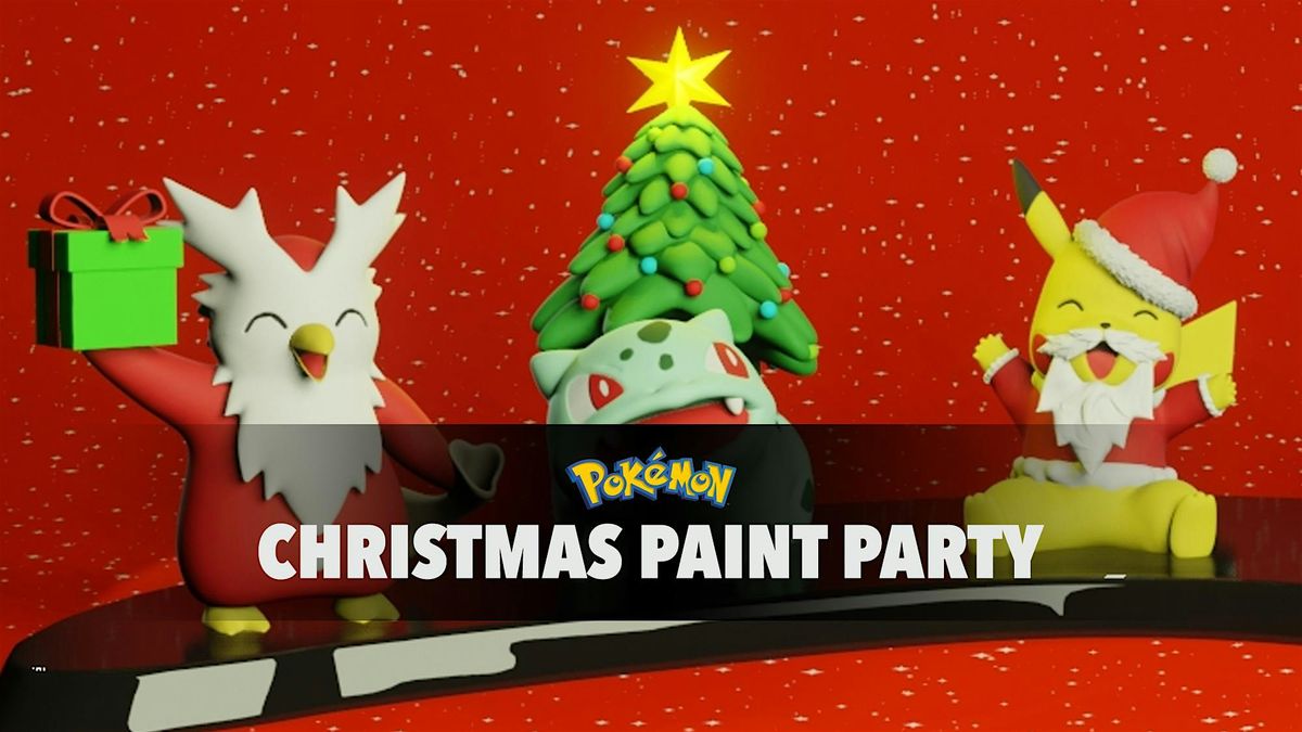 Christmas Pokemon Paint Party