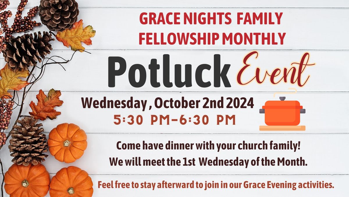 Grace Nights Monthly Community Potluck