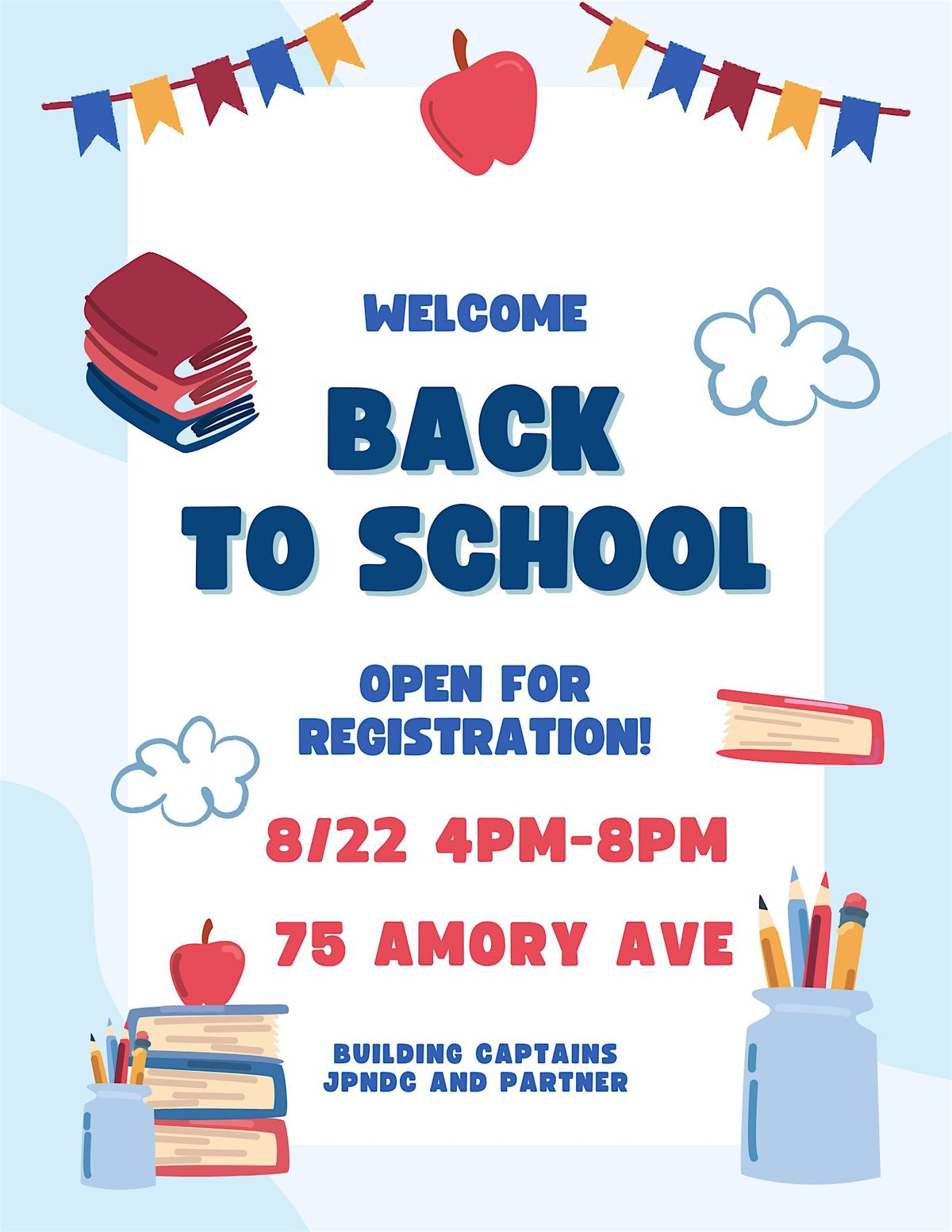 Back to school event