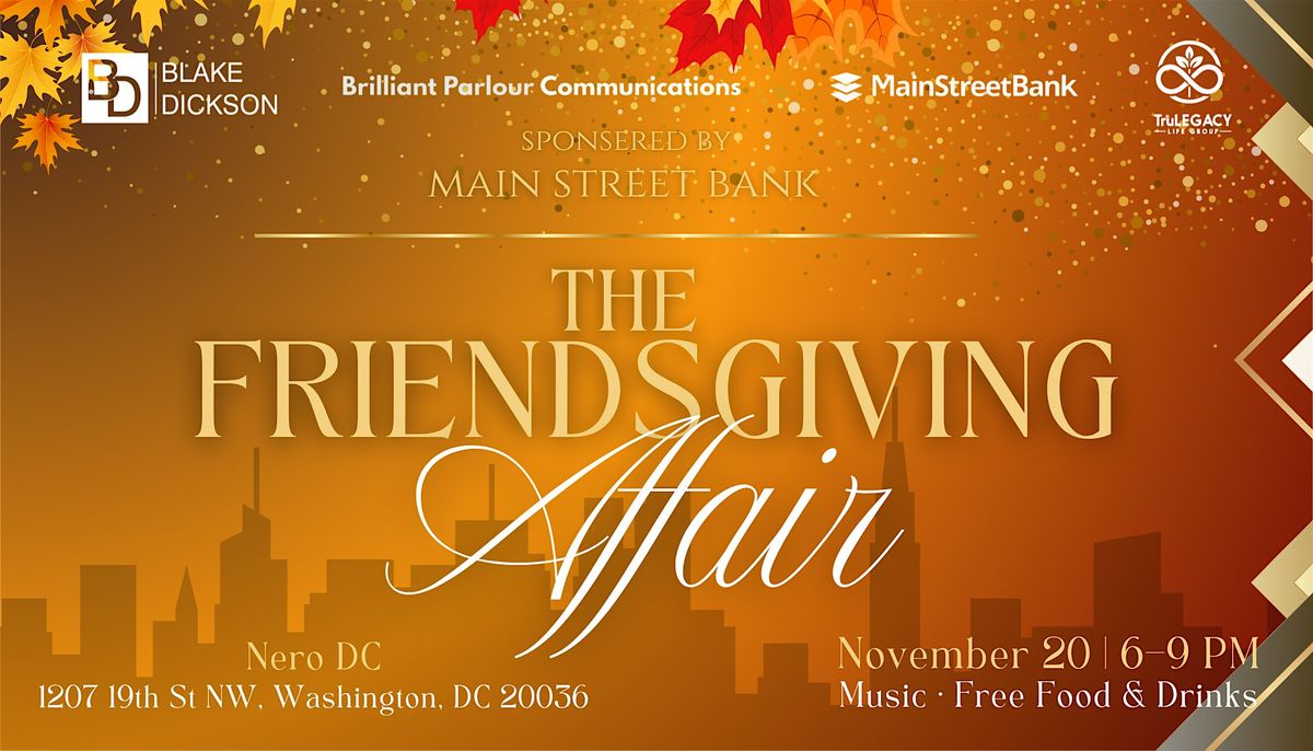 The Friendsgiving Affair