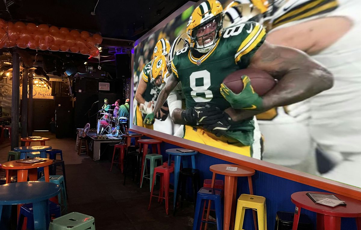 Green Bay vs Saints Football Watch Party with Live Music Pop Up ++