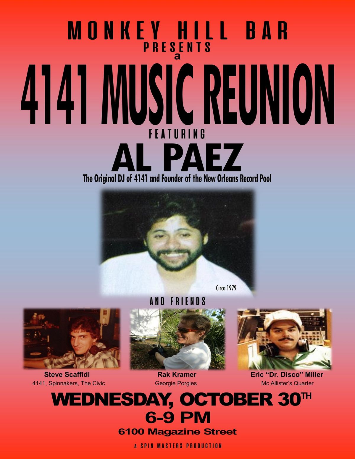 4141 MUSIC REUNION presented by Monkey Hill Bar