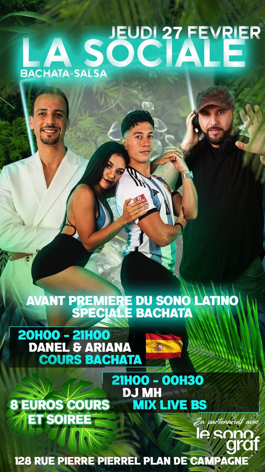 LA SOCIALE SOIR\u00c9E BACHATA SALSA 