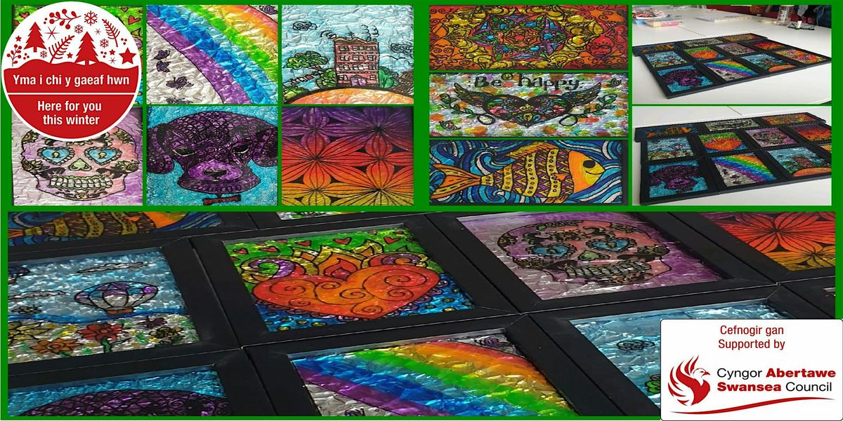 Stunning 'Stained Glass Inspired' Artwork with Lisa