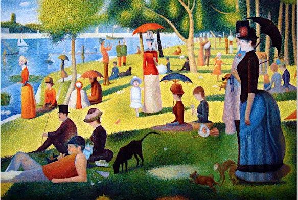 YS Recreates La Grande Jatte -- A Tableau Vivant!
