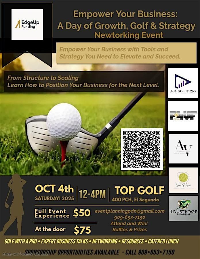 Empower Your Business: A Day of Growth, Golf, Networking & Strategy
