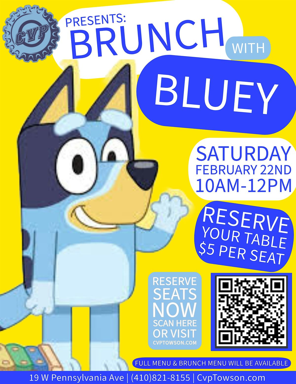 Brunch with Bluey