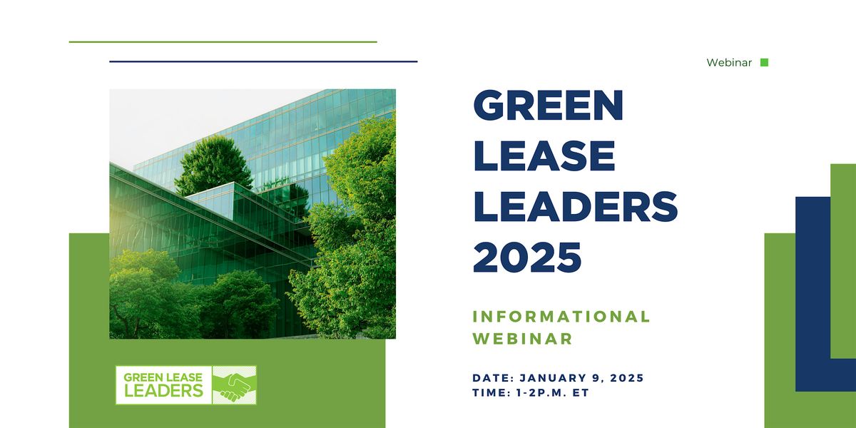 Green Lease Leaders 2025 Informational Webinar