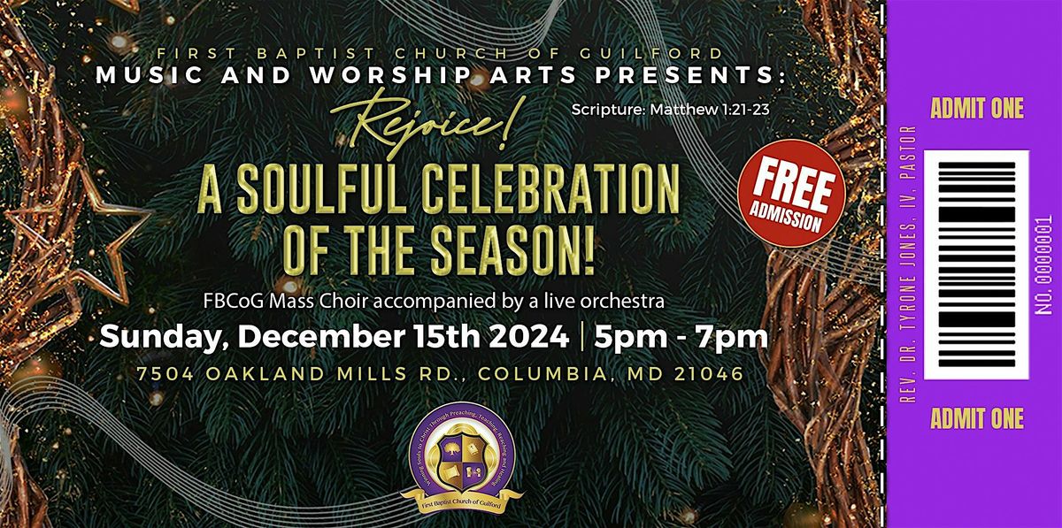 FBCOG Presents Rejoice!