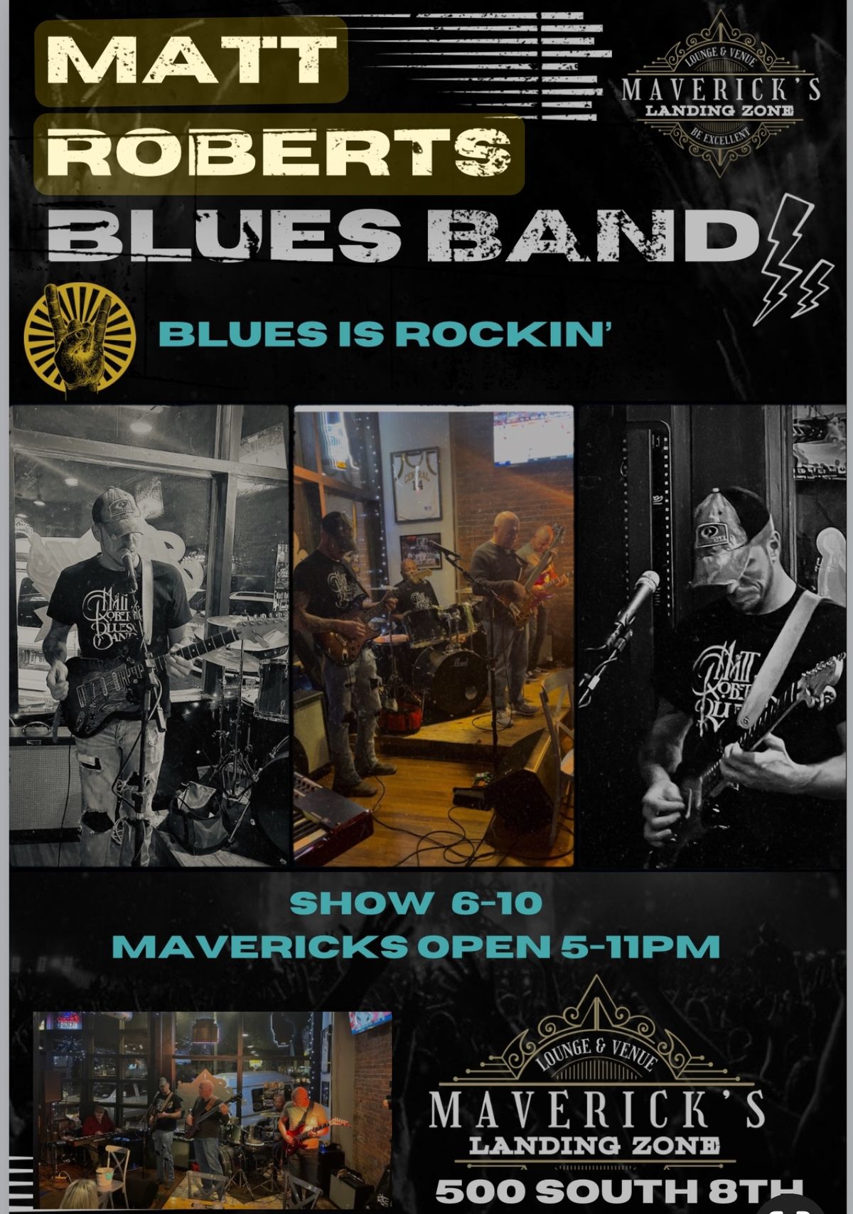 MATT ROBERTS BLUES BAND @MAVERICKS