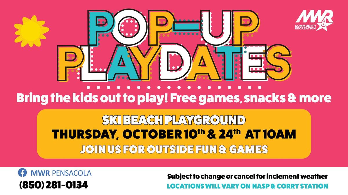 October Pop-up playdates