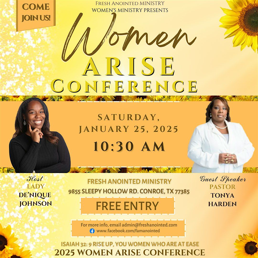 Fresh Anointed Ministry Women Arise Conference